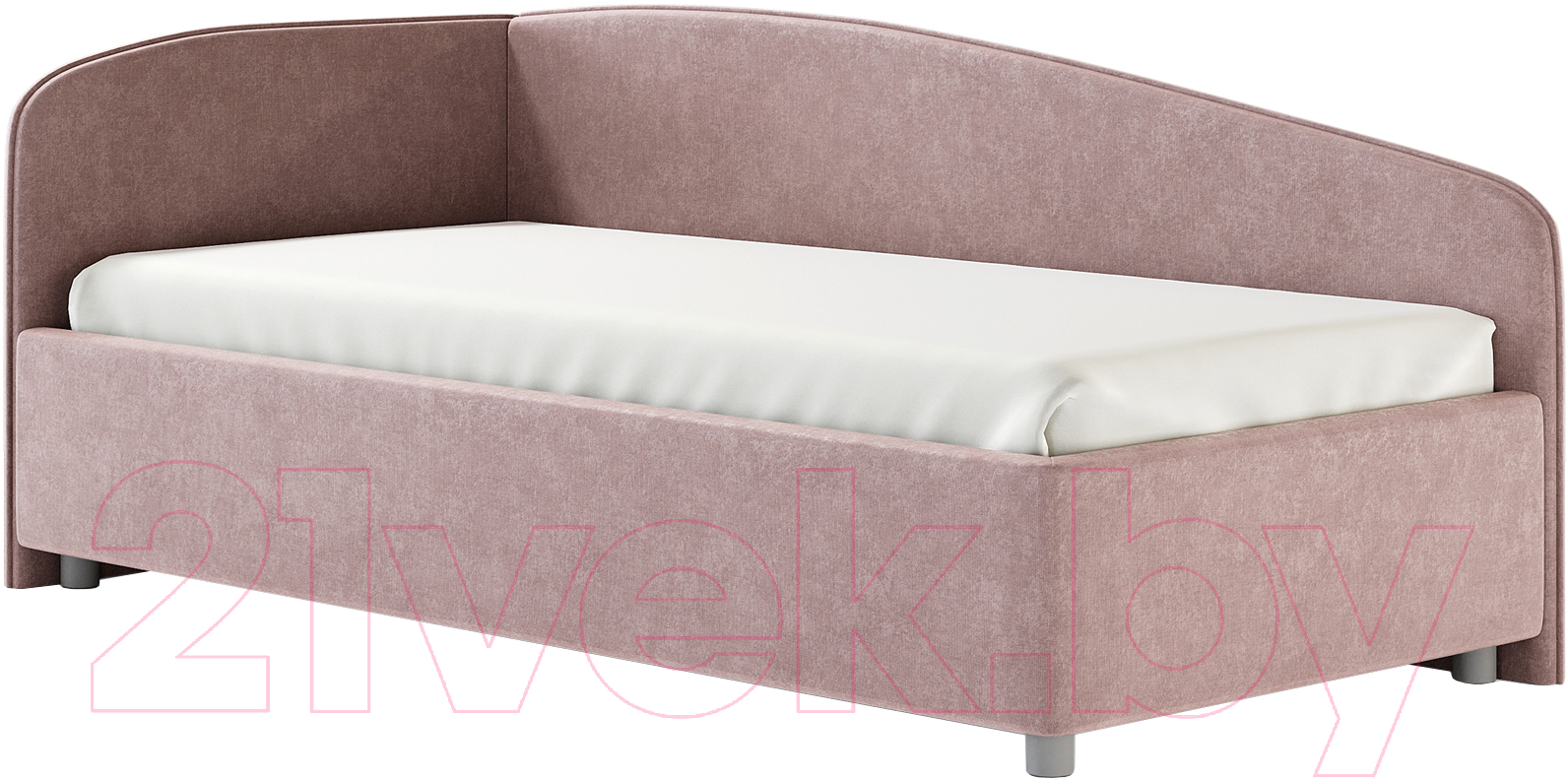 Каркас кровати Сонум Paola L 90x200 (микровелюр лиловый) - фото