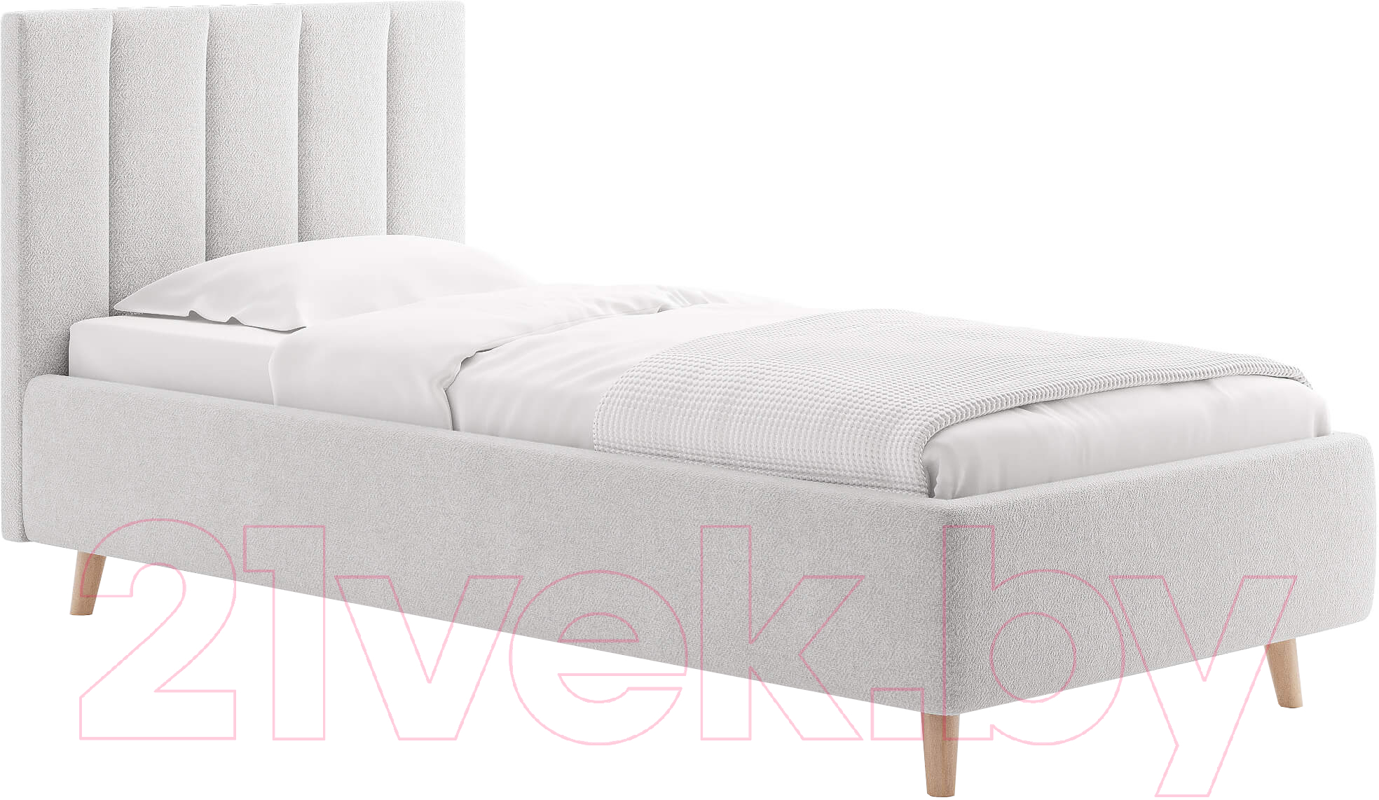 Каркас кровати Сонум Alma 90x200 (рогожка льняной) - фото