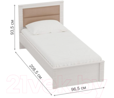 Каркас кровати Мебельград Элана 90x200 (дуб сонома)