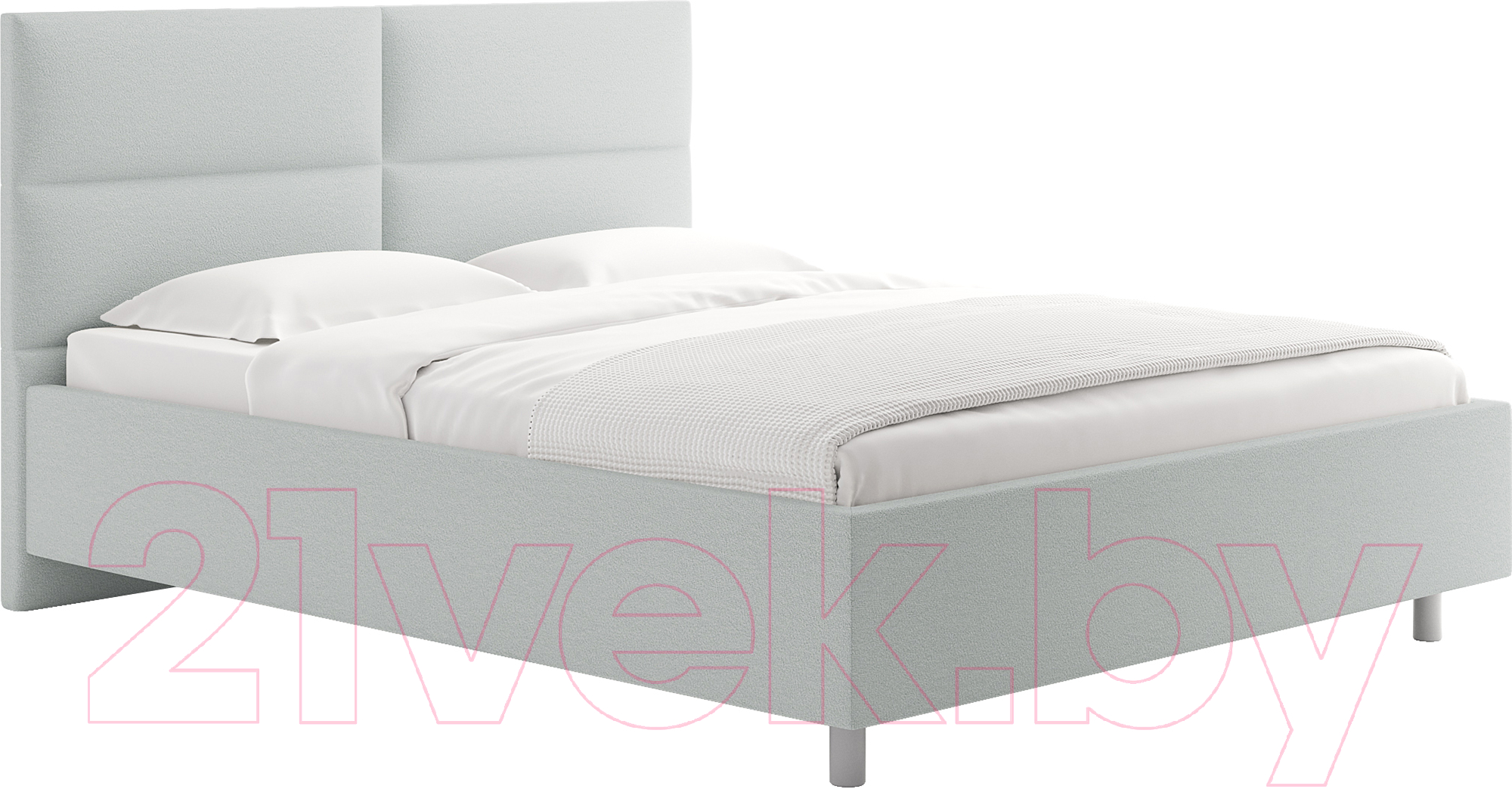 Каркас кровати Сонум Omega 180x200 (тедди пепельный) - фото