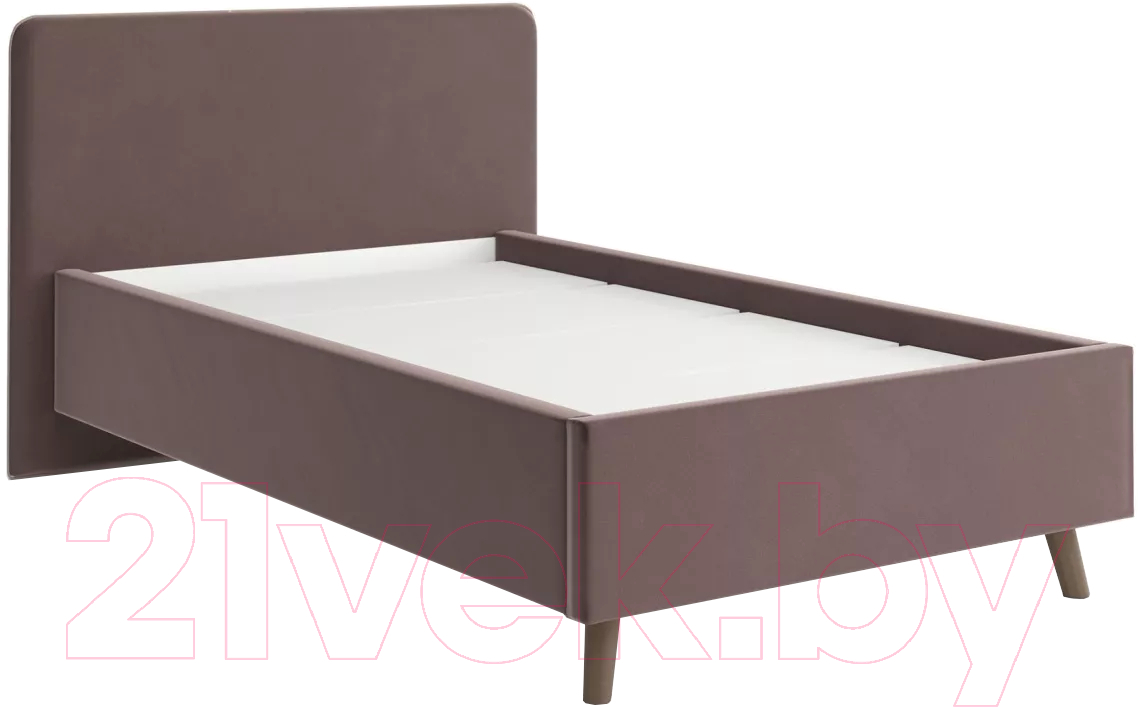 Каркас кровати Stolline Ванесса 07 120x200 (коричневый) - фото