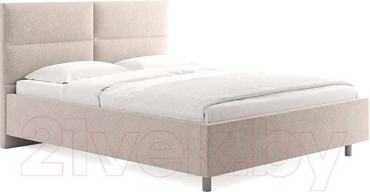 Каркас кровати Сонум Omega 200x200 (рогожка песочный) - фото