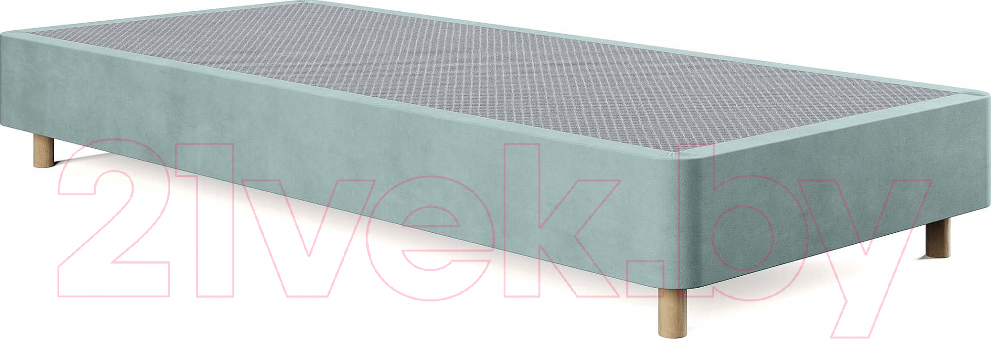 Каркас кровати Сонум Tatami 90x200 (замша мятный) - фото