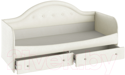 Односпальная кровать ТриЯ Адель тип 1 80x200 (крем)