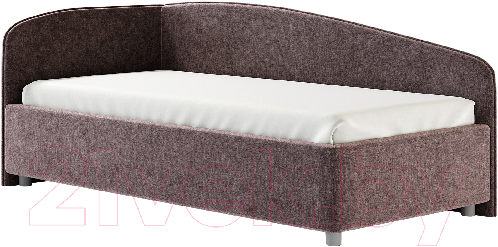 Каркас кровати Сонум Paola L 90x200 (микровелюр кофе) - фото