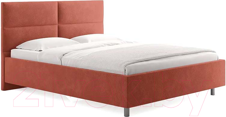 Каркас кровати Сонум Omega 200x200 (эвита терракотовый) - фото