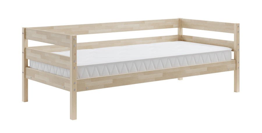 Кровать-тахта Домаклево Мечта 5 90x190 (береза/натуральный) - фото