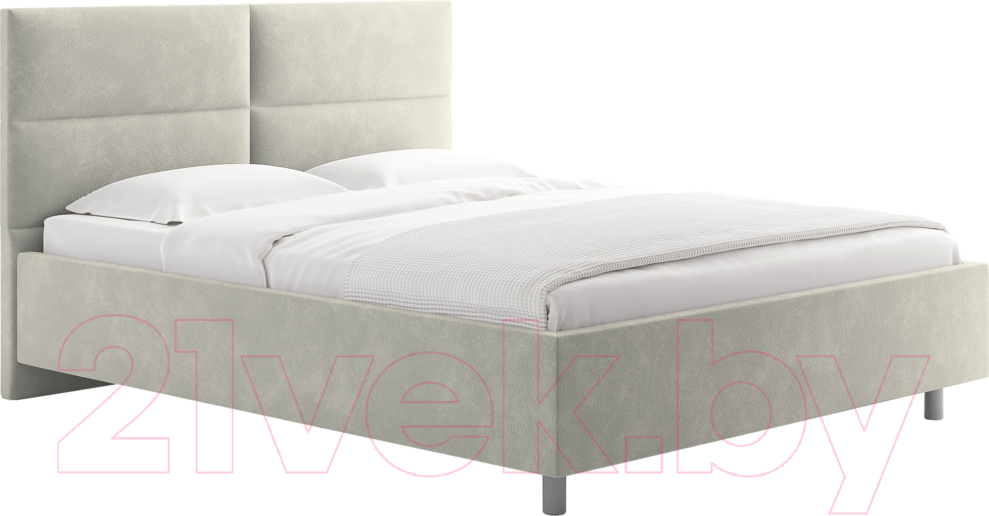 Каркас кровати Сонум Omega 160x200 (эвита кремовый) - фото