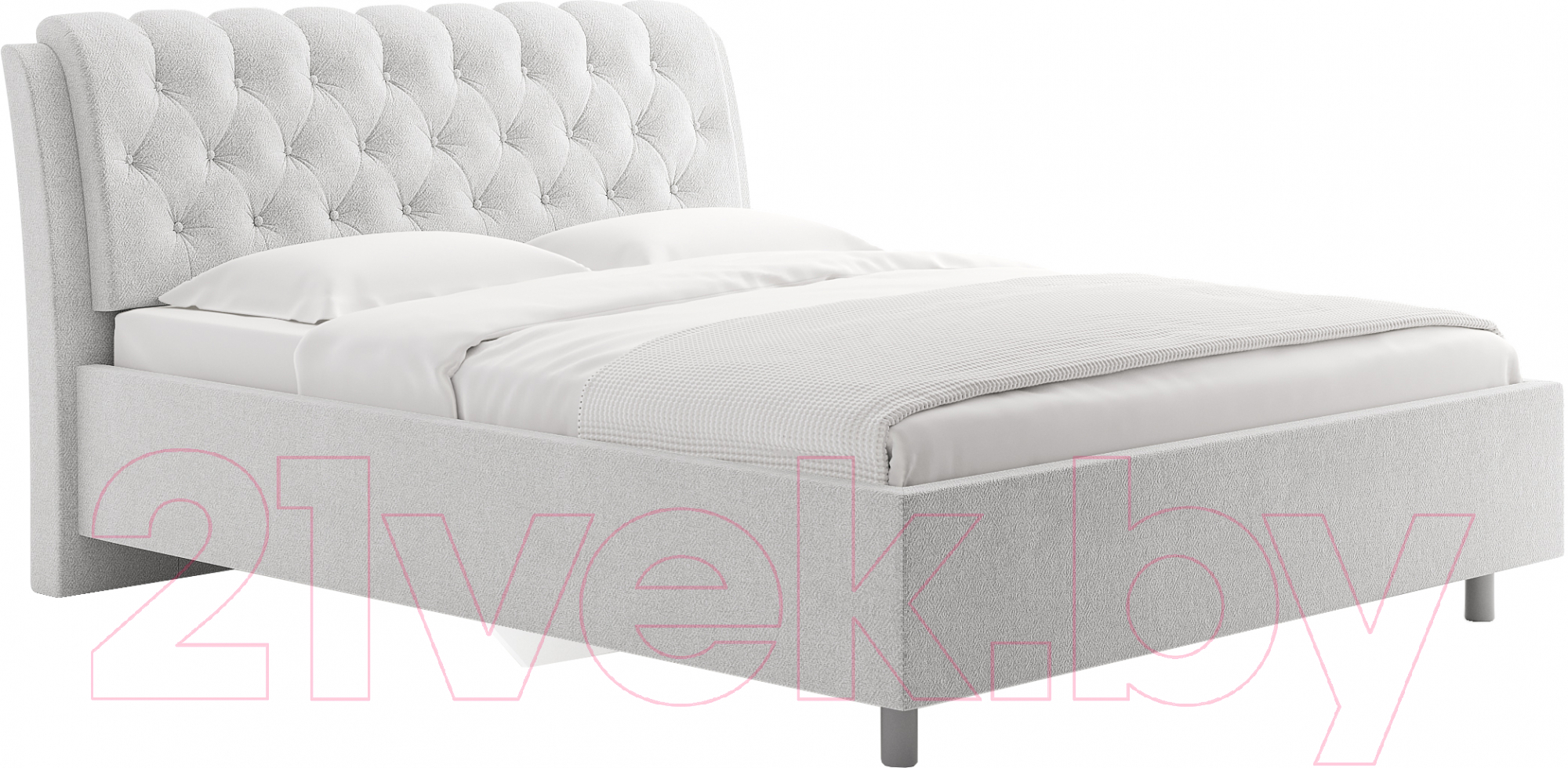 Каркас кровати Сонум Olivia 90x200 (рогожка льняной) - фото