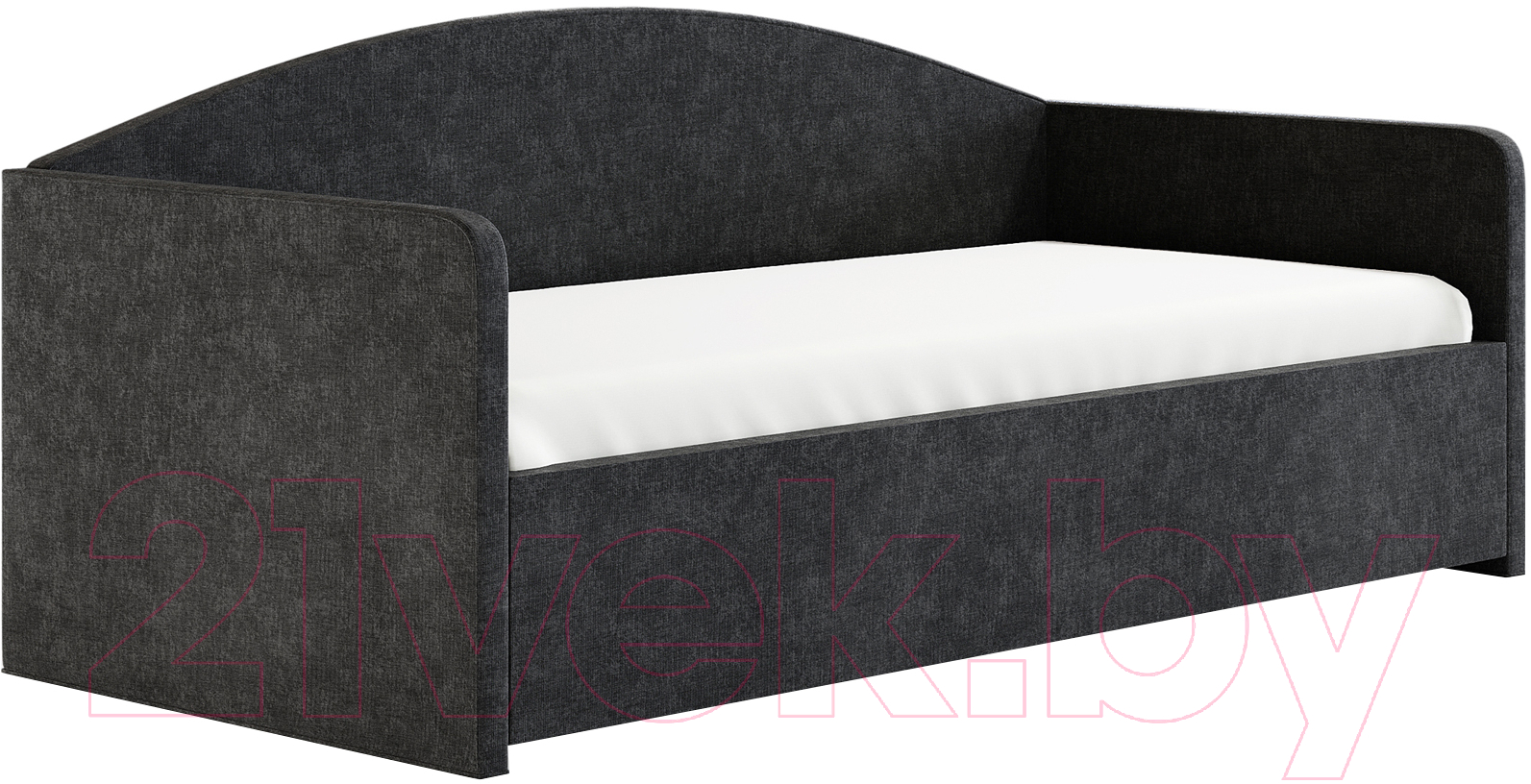 Каркас кровати Сонум Uno 90x200 (микровелюр серый) - фото