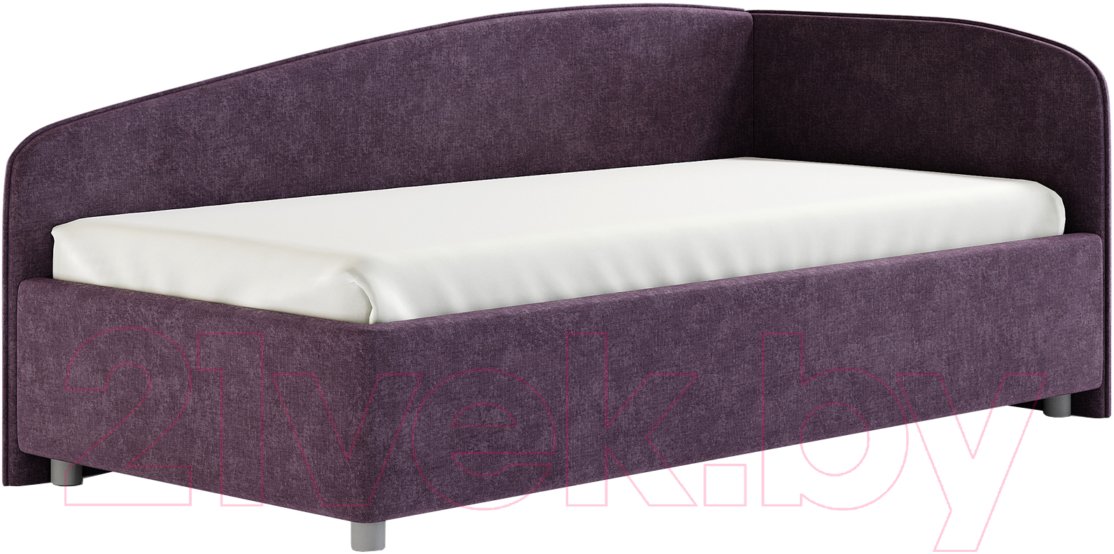 Каркас кровати Сонум Paola R 90x200 (микровелюр лаванда) - фото