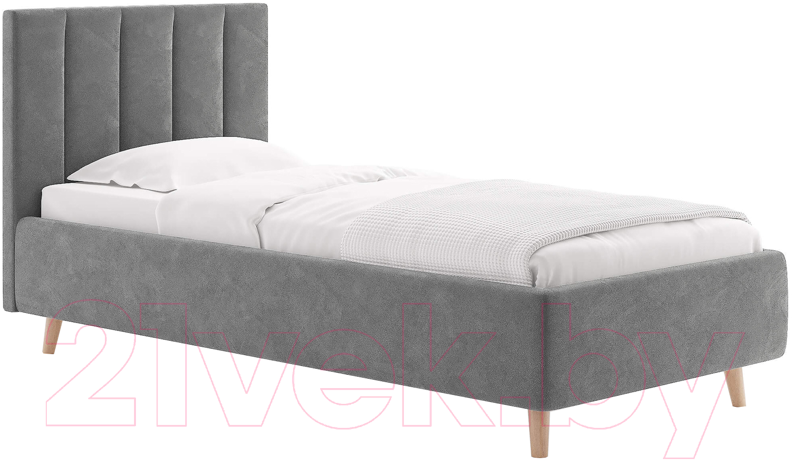 Каркас кровати Сонум Alma 90x200 (фултон серый) - фото