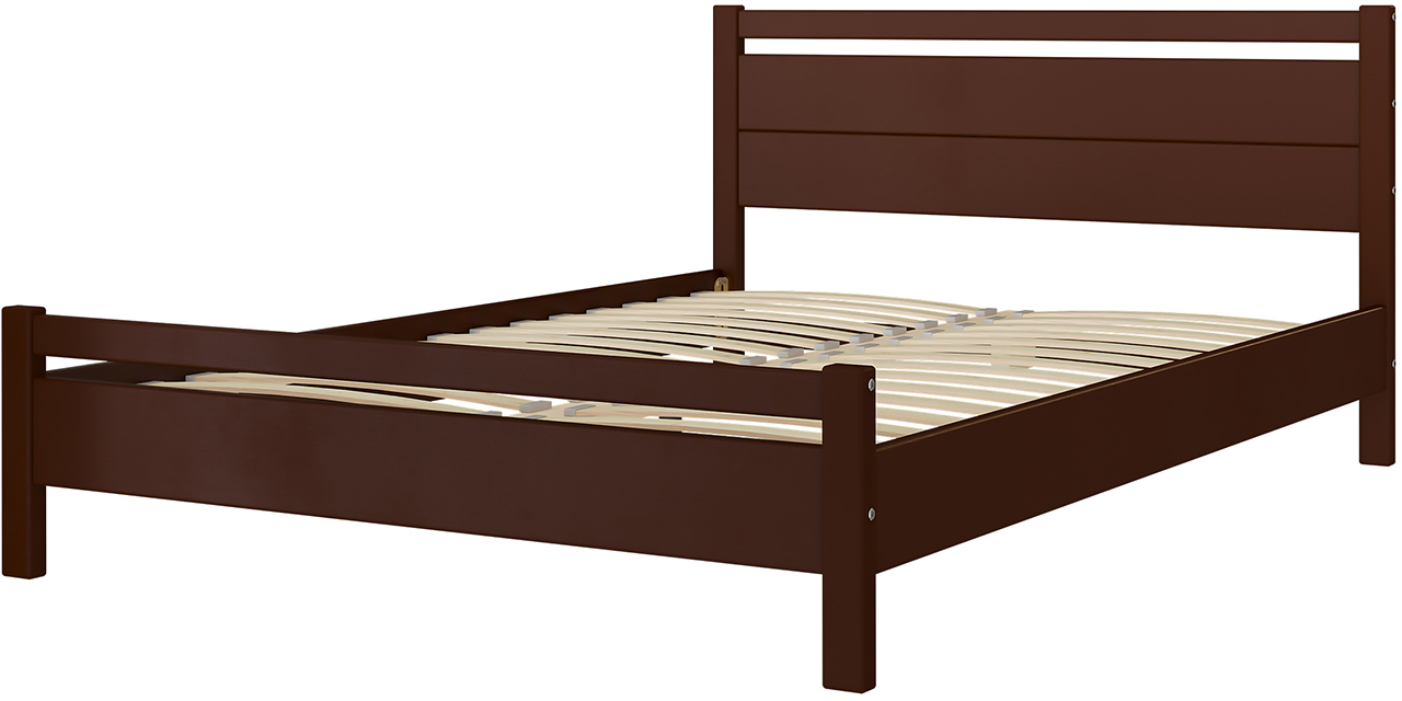 Каркас кровати Bravo Мебель Вероника 1 140x200 (орех) - фото