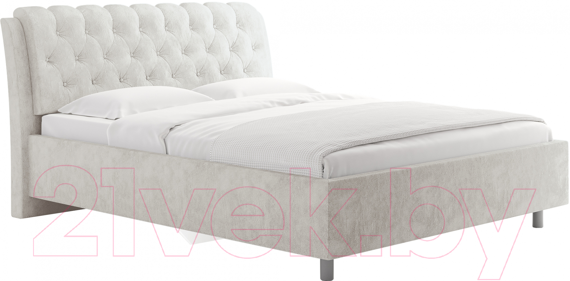 Каркас кровати Сонум Olivia 90x200 (бентли белый) - фото