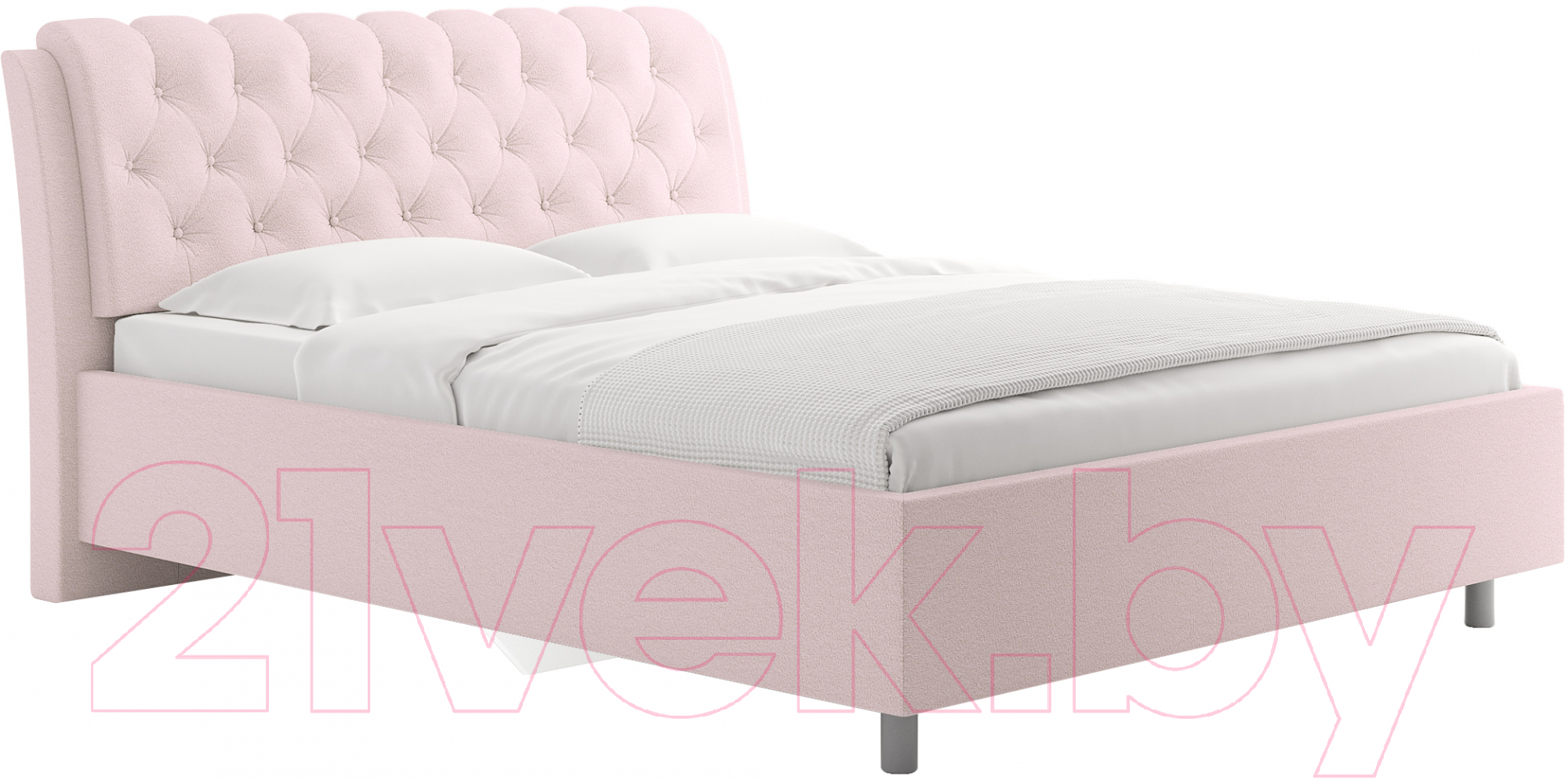 Каркас кровати Сонум Olivia 180x200 (тедди розовый) - фото