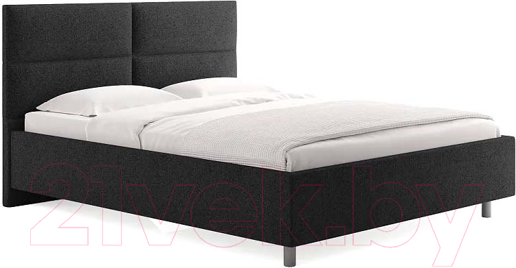 Каркас кровати Сонум Omega 200x200 (кашемир графитовый) - фото