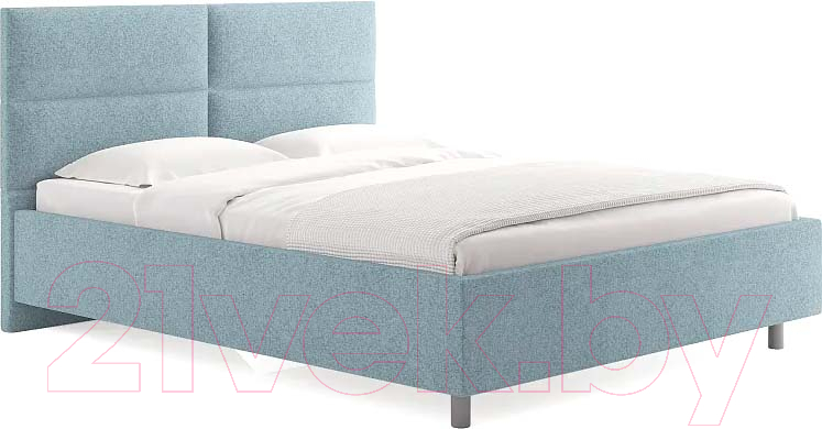 Каркас кровати Сонум Omega 200x200 (кашемир голубой) - фото