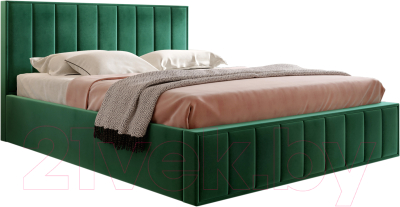 Каркас кровати Мебельград Вена Стандарт 160x200 (мора зеленый) - фото