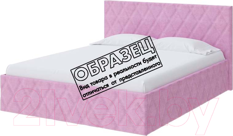 Двуспальная кровать Proson Fresco Лофти 90x200 (сиреневый) - фото