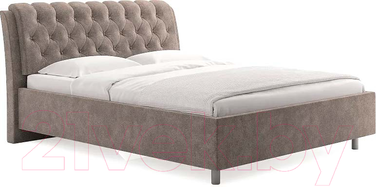 Каркас кровати Сонум Olivia 200x200 (фултон кофе) - фото