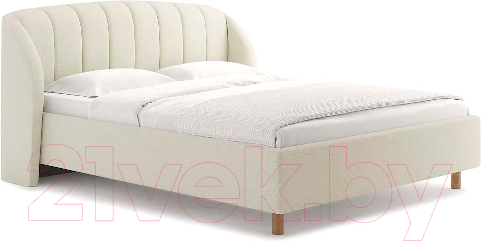 Каркас кровати Сонум Valencia 200x200 (тедди песочный) - фото