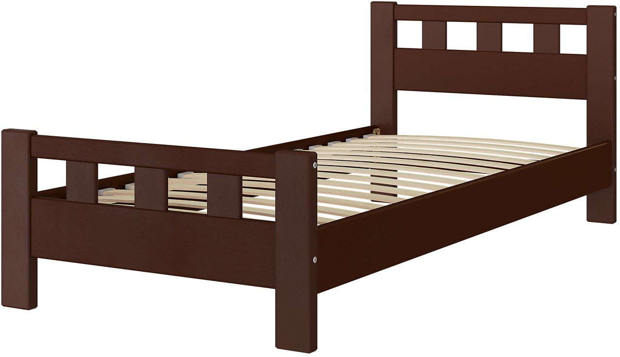 Каркас кровати Bravo Мебель Вероника 2 90x200 (орех) - фото