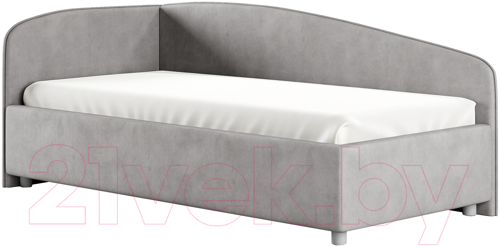 Каркас кровати Сонум Paola L 90x200 (замша серый) - фото