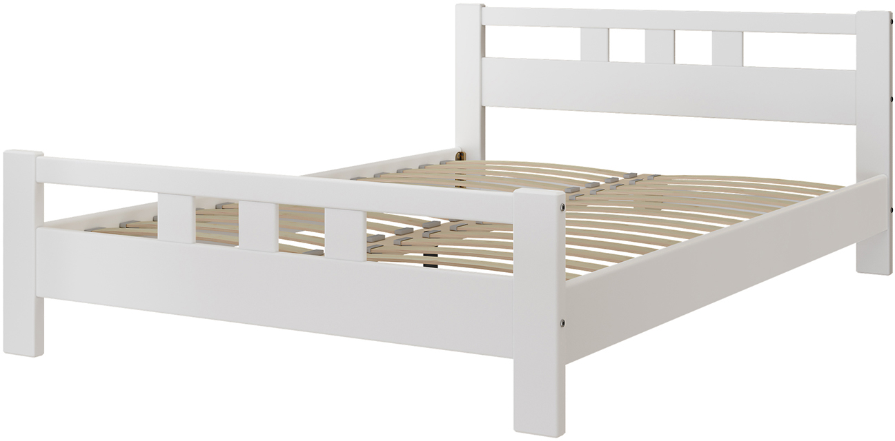 Каркас кровати Bravo Мебель Вероника 2 120x200 (белый античный) - фото