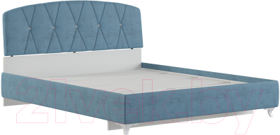 Двуспальная кровать Genesis Мебель Adelina 160x200 (ажур 38 бирюза)