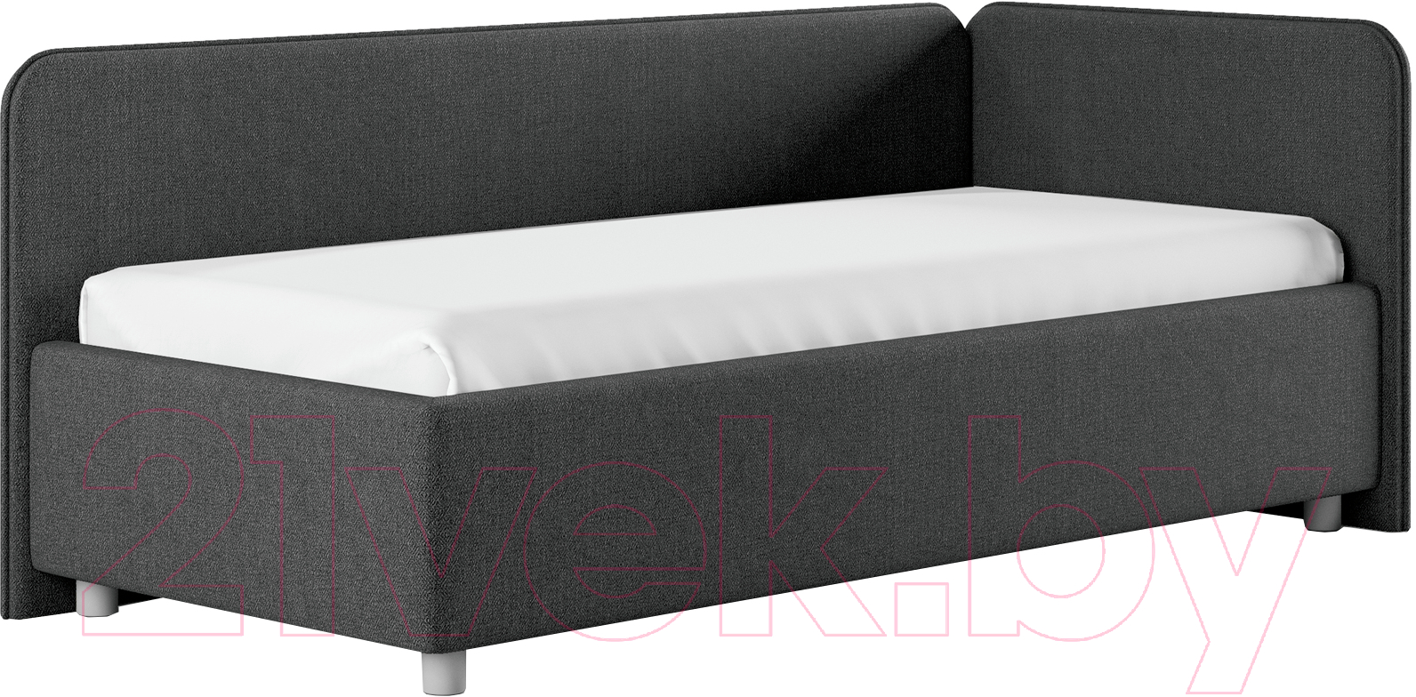 Каркас кровати Сонум Capri R 90x200 (рогожка графит) - фото