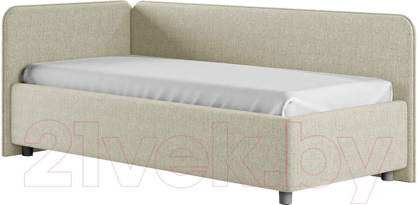 Каркас кровати Сонум Capri L 90x200 (кашемир бежевый) - фото