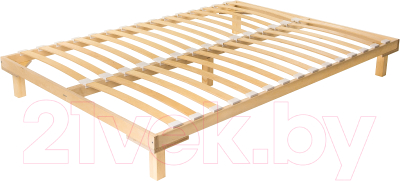 Двуспальная кровать Домаклево Канапе 160x200 (береза)