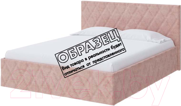 Двуспальная кровать Proson Fresco Лофти 80x200 (мокко) - фото