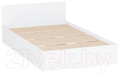 Полуторная кровать ДСВ Мори КРМ 1200.1 (белый) - фото