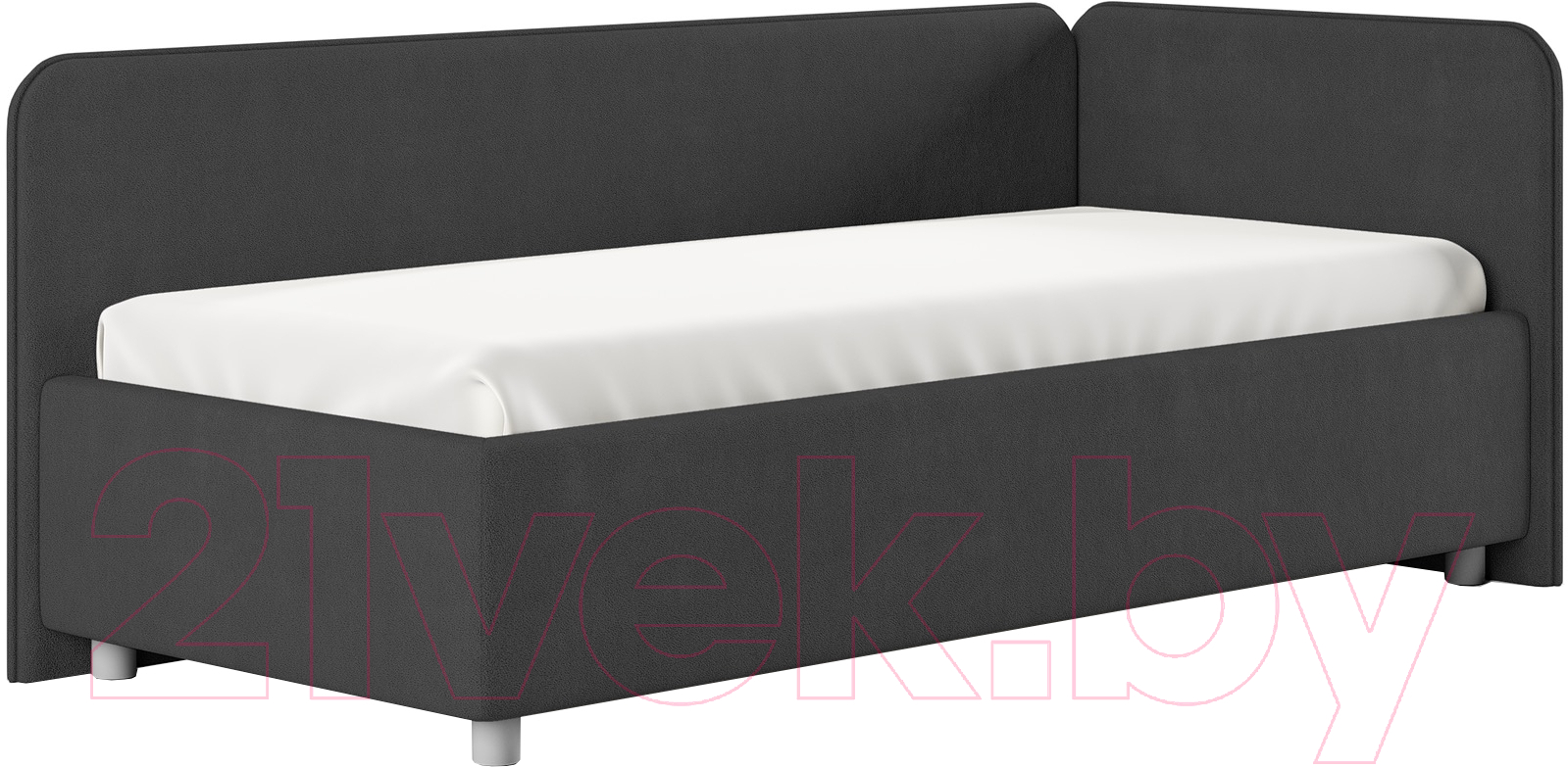 Каркас кровати Сонум Capri R 90x200 (монтего графит) - фото