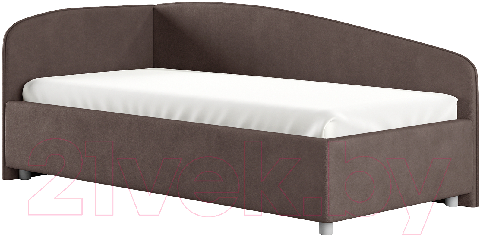 Каркас кровати Сонум Paola L 90x200 (замша какао) - фото