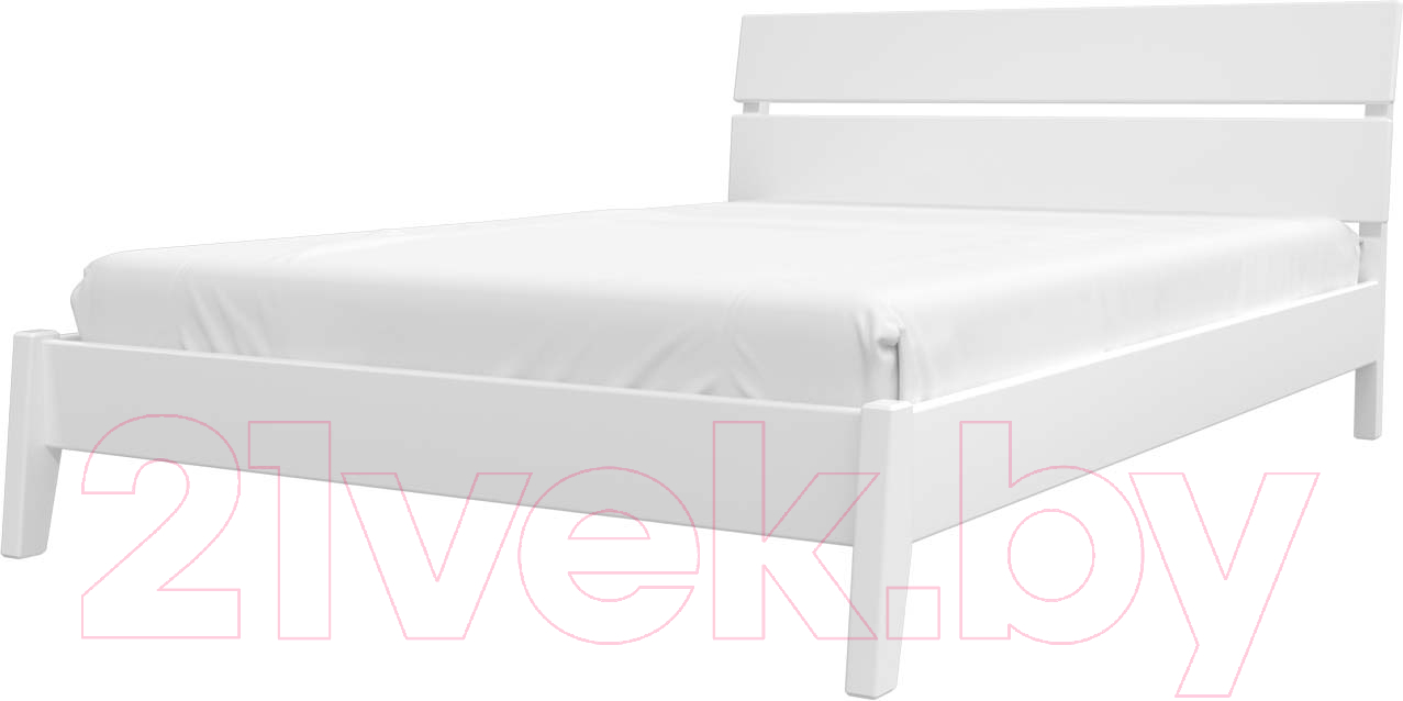 Каркас кровати Bravo Мебель Дана 160x200 (белый античный) - фото