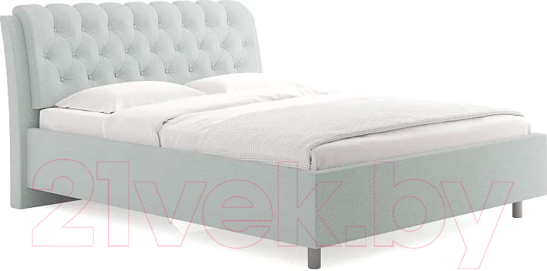 Каркас кровати Сонум Olivia 200x200 (тедди пепельный) - фото
