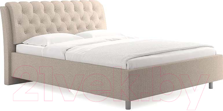 Каркас кровати Сонум Olivia 200x200 (багама бежевый) - фото