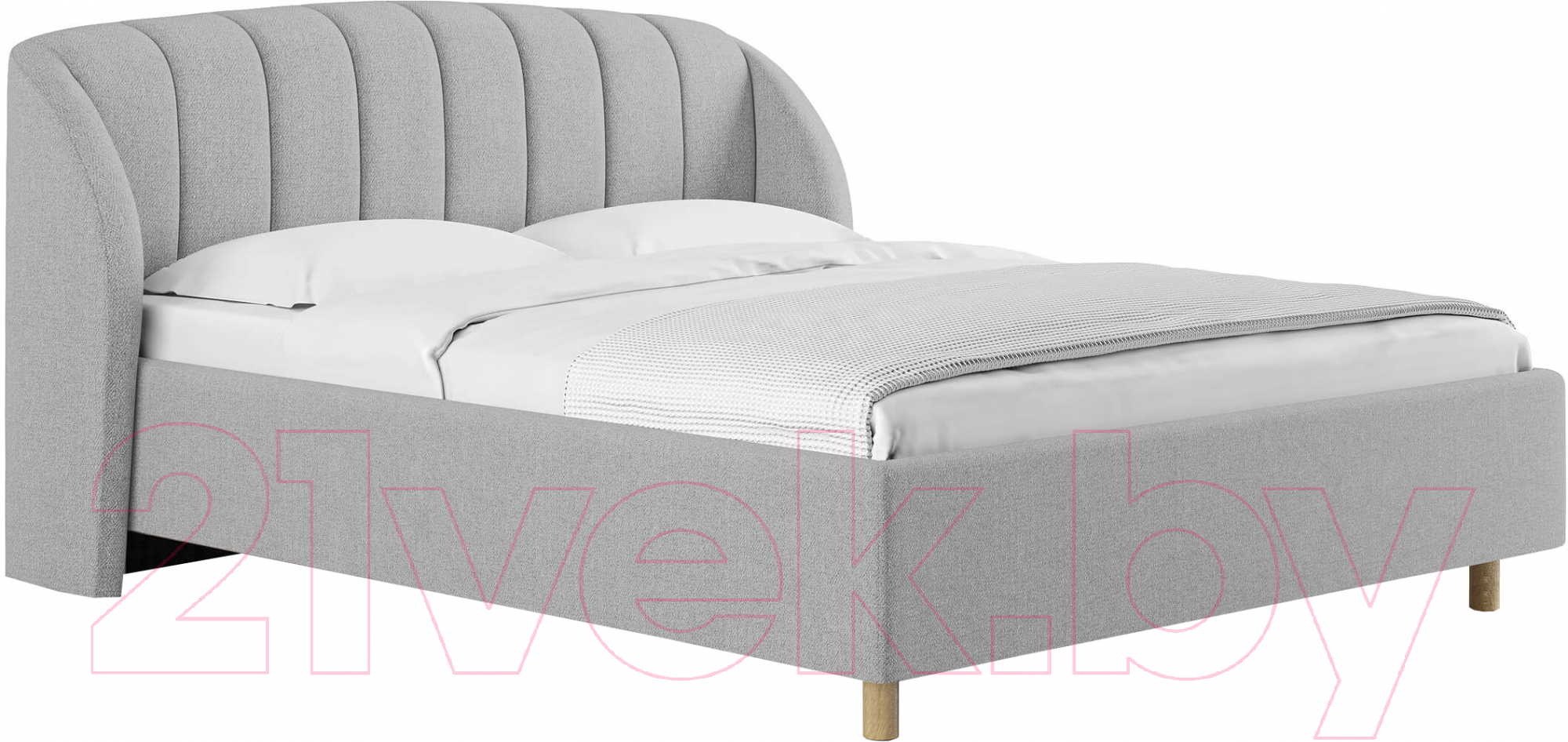 Каркас кровати Сонум Valencia 160x200 (рогожка пепельный) - фото