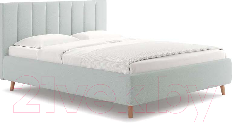 Каркас кровати Сонум Alma 200x200 (тедди пепельный) - фото