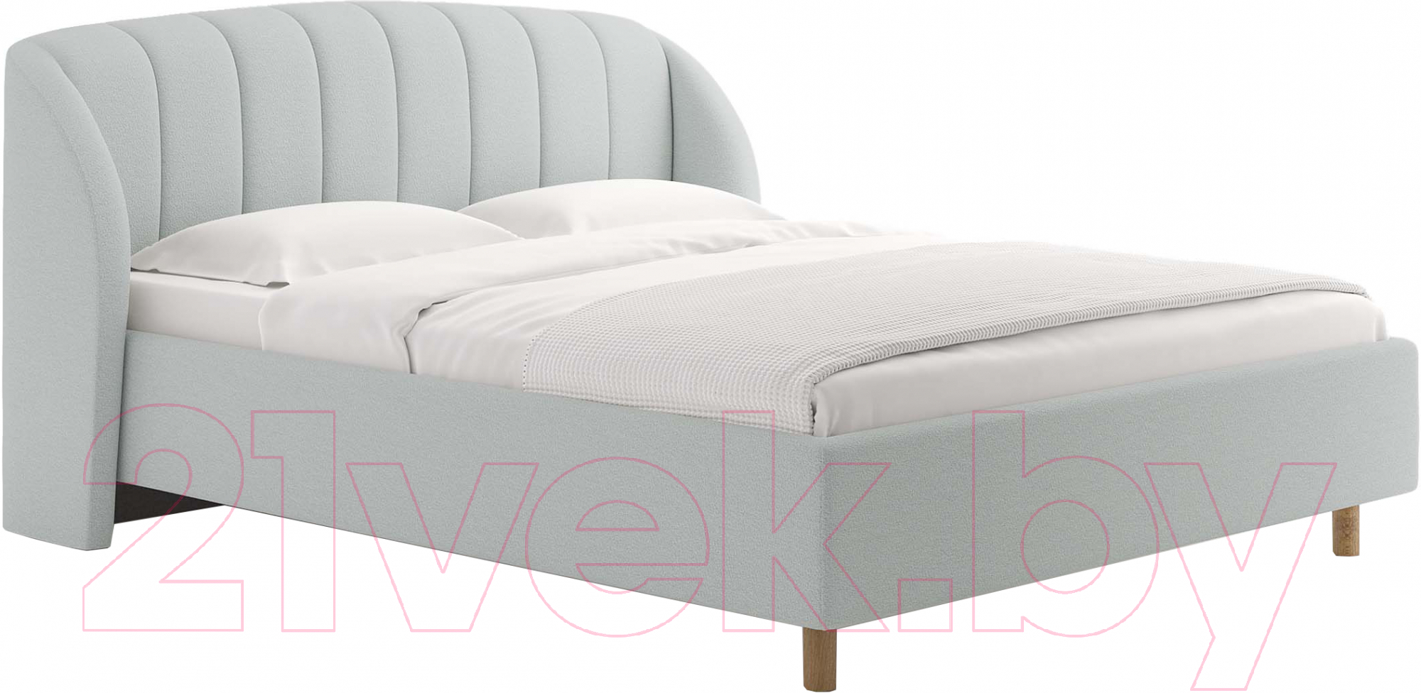 Каркас кровати Сонум Valencia 160x200 (тедди пепельный) - фото