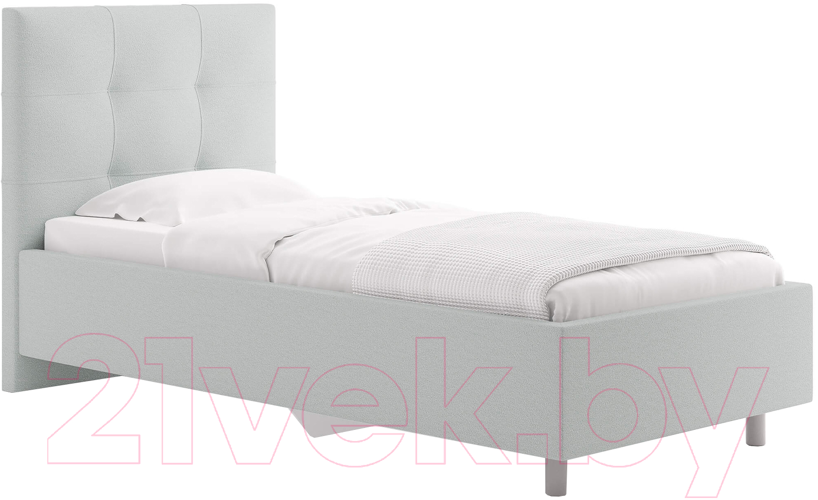 Каркас кровати Сонум Caprice 90x200 (тедди пепельный) - фото