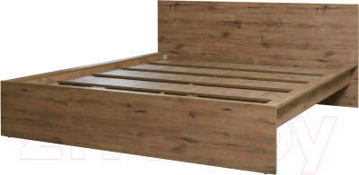 Двуспальная кровать Рэйгрупп РГK 175.4x79.9x204.2 / РГК VL (дуб веллингтон) - фото