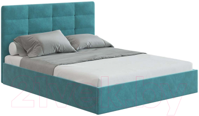 Каркас кровати НК Мебель Соната 160x200 / 72305109 (велюр бирюзовый) - фото