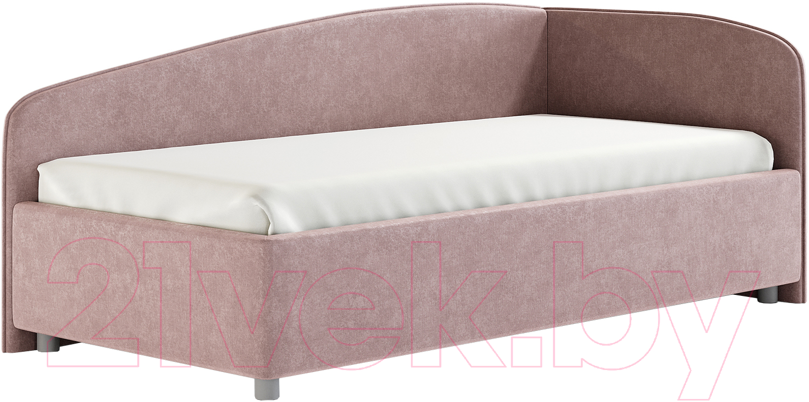 Каркас кровати Сонум Paola R 90x200 (микровелюр лиловый) - фото