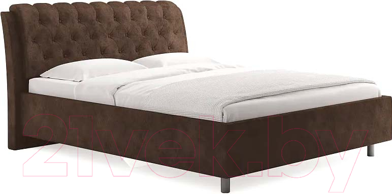 Каркас кровати Сонум Olivia 200x200 (энигма шоколад) - фото