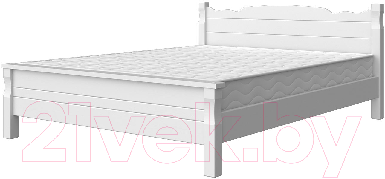 Каркас кровати Bravo Мебель Мюнхен 160x200 (белый античный) - фото