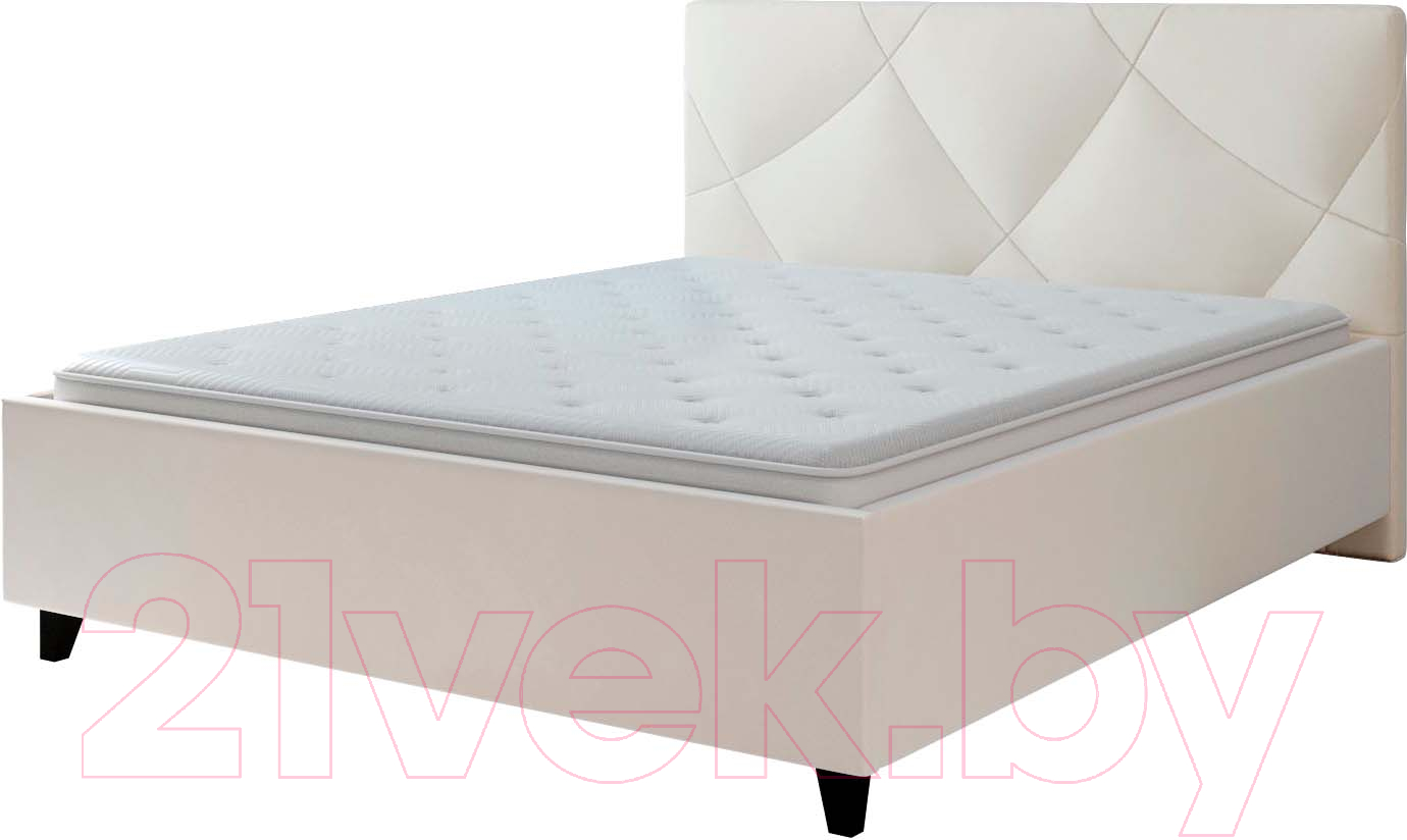 Двуспальная кровать Natura Vera Амбер с ПМ 180x200 (Maxx 100) - фото