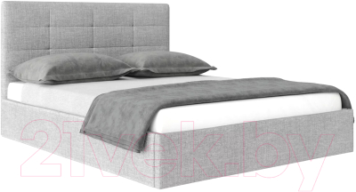 Каркас кровати НК Мебель Соната 90x200 / 72306390 (рогожка серая Md06) - фото